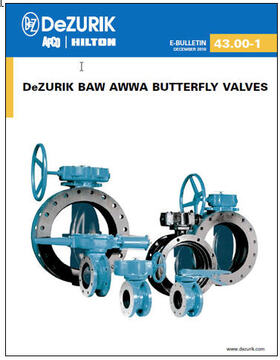 NEW DeZURIK AWWA Butterfly Valve Bulletin Available