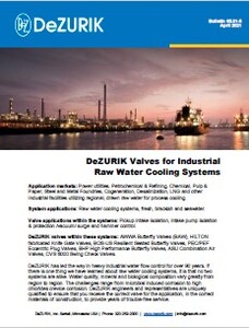 DeZURIK launches an Industrial Raw Water Cooling Systems Bulletin