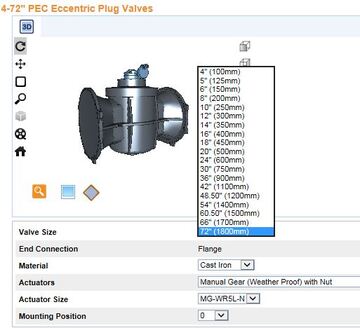 CAD Models for 24” & Larger Eccentric Plug Valves Now Available