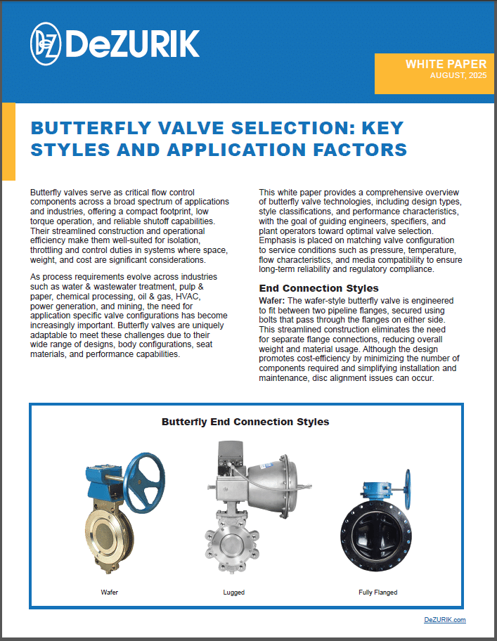 Dezurik Butterfly Valves White Paper