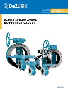 DeZURIK BAW AWWA Butterfly Valves 43.00-1