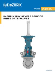 DeZURIK Severe Service Knife Gate Valves 51.00-1A