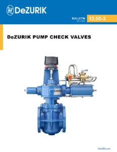DeZURIK Pump Check Valves 12.00-3