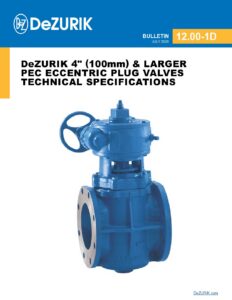 PEC 4" & Larger Eccentric Plug Valves Technical 12.00-1D