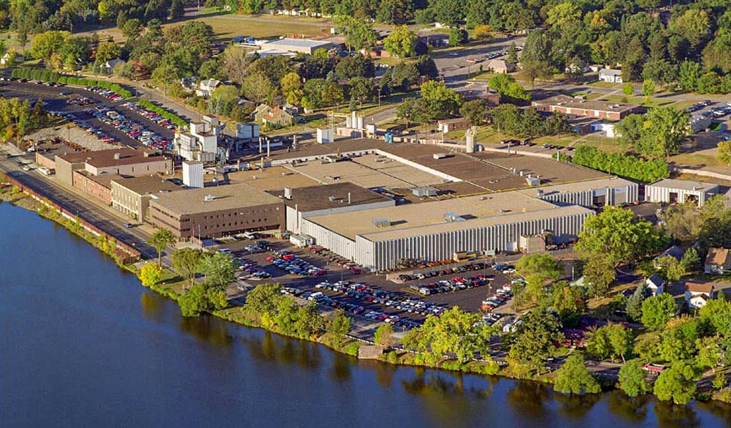 Dezurik Corporate Headquarters And Manufacturing Plant Sartell Minnesota Aerial