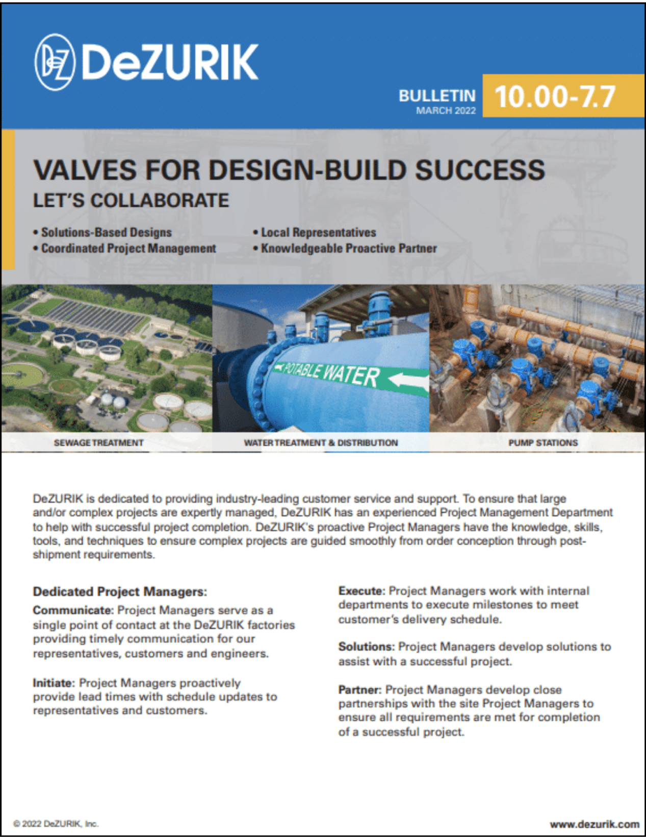 Project Management DeZURIK