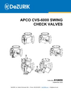 D12059 – APCO CVS-6000 Swing Check Valves