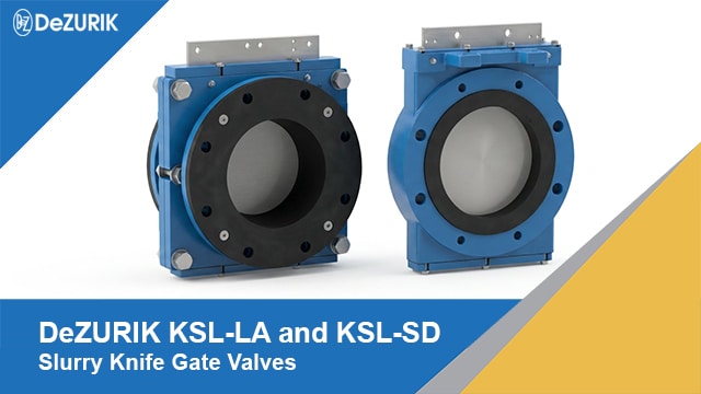 DeZURIK KSL Slurry Knife Gate Valves: Built for Abrasive Service